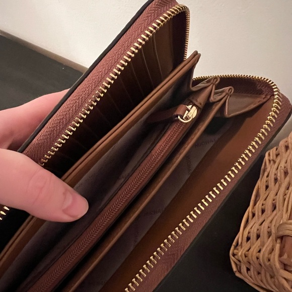 Michael Kors camel color wristlet - Picture 4 of 6